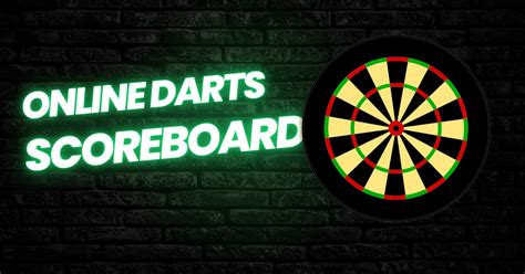 Online Darts Scoreboard Dart Scorekeeper