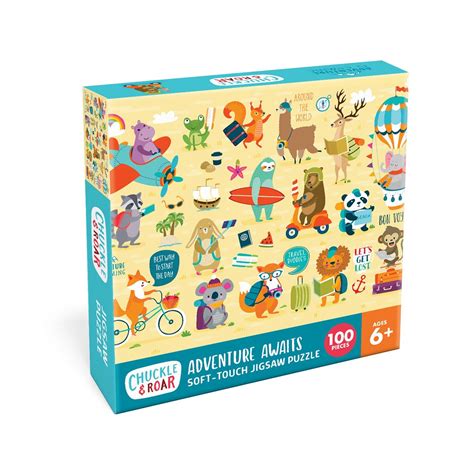 These 100 piece jigsaw puzzles are perfect for children or beginners wanting to get a start on the hobby. Adventure Awaits 100 Piece Jigsaw Puzzle (With images ...