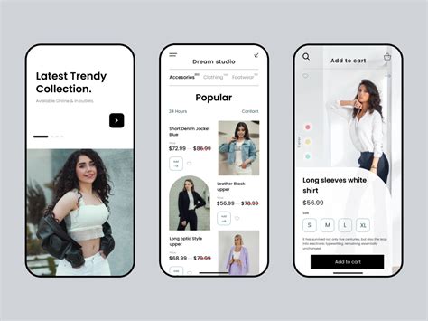 Fashion Shop App Ui Kit By Rekreativid On Envato Elem