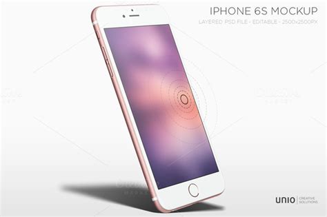 Iphone 6s With 3d Touch Mockup ~ Product Mockups On Creative Market
