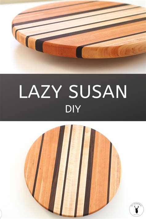 It can handle a load of up to 400 lbs. Wooden Lazy Susan - DIY Montreal