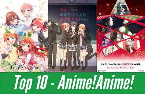 Top 10 Animes De Comédia Romântica Favoritos Feijoada Nerd E Otaku