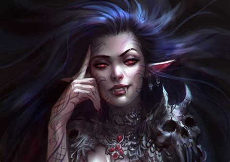 Elf Vampire Fantasy Cg Vampire Elf Hd Wallpaper Pxfuel