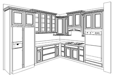 How To Draw 3D Kitchen Cabinet RoomSketcher Blog Plan Your Kitchen