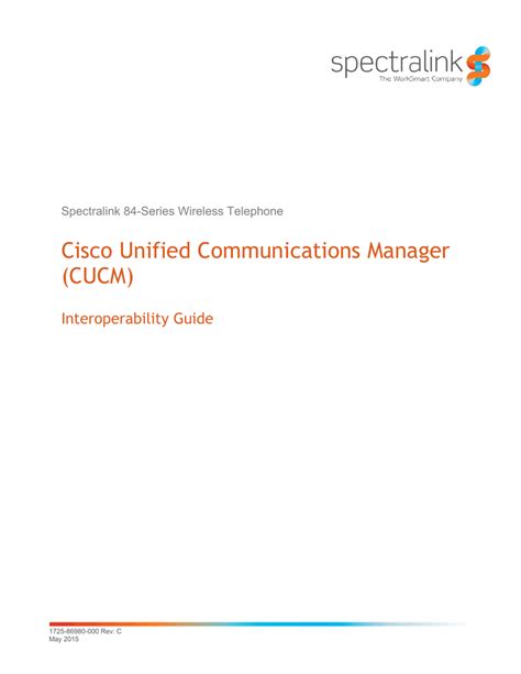 Cisco Unified Communications Manager Cucm Manualzz