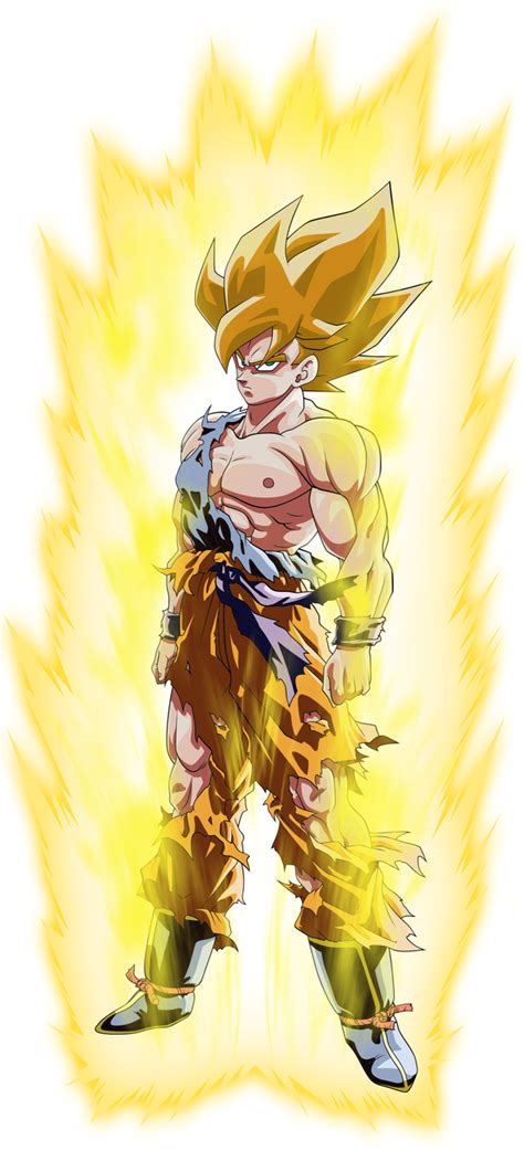 Goku Ssj Namek Super Saiyan Dbz Aura Palette By Benj San On