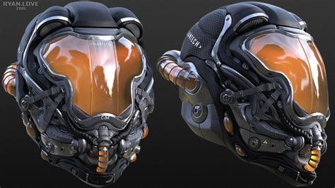 Artstation Helmet Concept 2