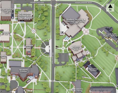 Clark Atlanta University Campus Map