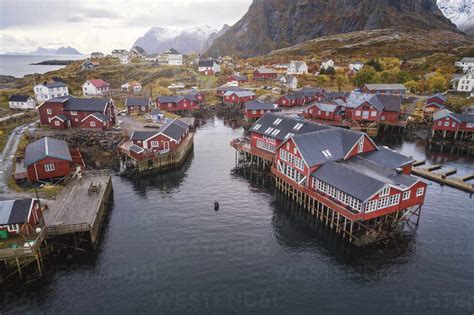 Surroundings Of The Norwegian Village Of A Stock Photo