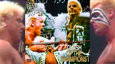 To Be The Man Ric Flair Vs Sting Clash Of The Champions I Youtube