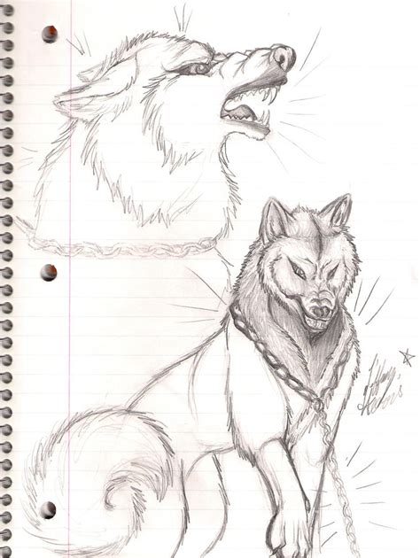 Snarling Wolf By Fellixe On Deviantart