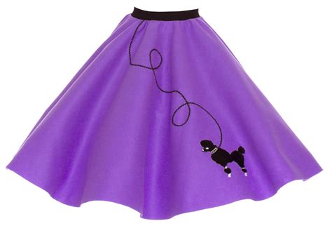 Plus Size Poodle Skirt 50s Poodle Skirt 3x4x Purple