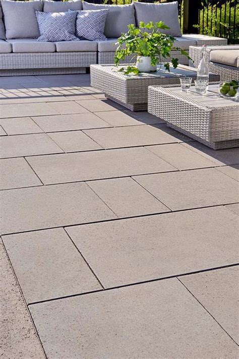 Blu Grande Smooth Patio Slabs Techo Bloc Techo Bloc