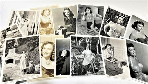 Lot Donna Reed 1921 1986 Seventeen Black And White Photographic Movie
