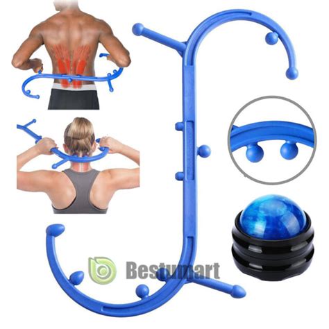 Self Massage S Shaped Hook Deep Therapy Full Body Back Buddy Original Trigger A Ebay