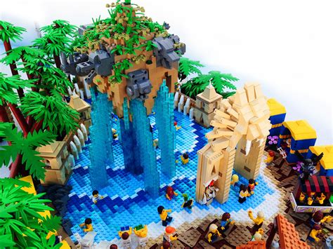 Lego Legends Of Chima Water Park Lion Pool Amazing Lego Creations