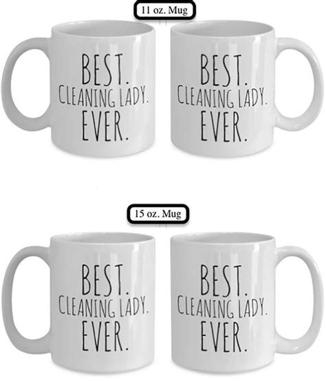 Maybe you would like to learn more about one of these? BEST CLEANING LADY Ever Mug Gift for Housekeeper Gift for ...