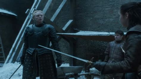 Game Of Thrones Le Making Of Du Duel Arya Vs Brienne GQ France