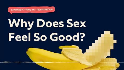 Why Does Sex Feel So Good I Learned A Thing In The Bathroom Podcast