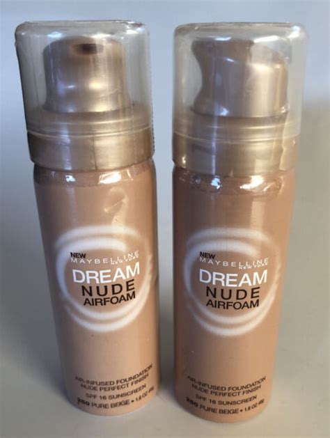 Maybelline Dream Nude Airfoam Spf Foundation Light Beige For