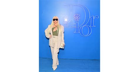 Christina Aguilera At The Dior Mens Spring 2023 Capsule Show