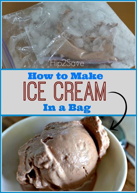How To Make Ice Cream In A Bag Hip Save