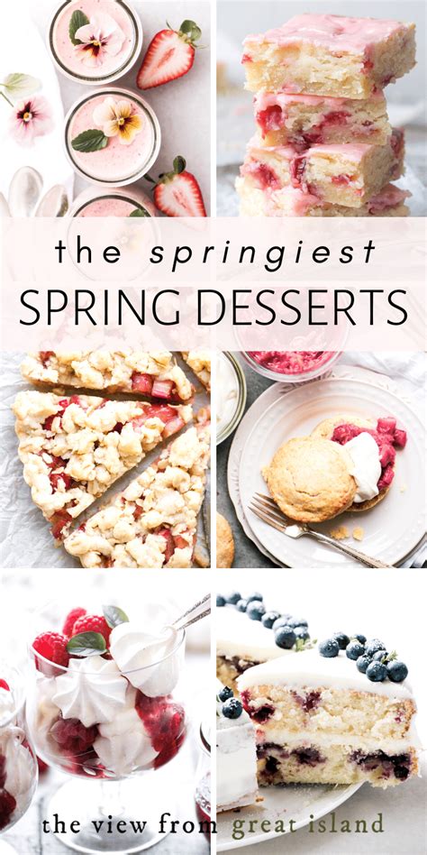 The Spring Iest Spring Dessert Recipes • The View From Great Island