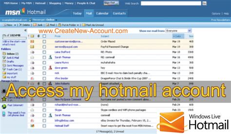 I Cant Access My Hotmail Account Create New Account