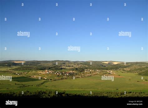 Israel Shephelah A View Of Haela Valley Stock Photo Alamy