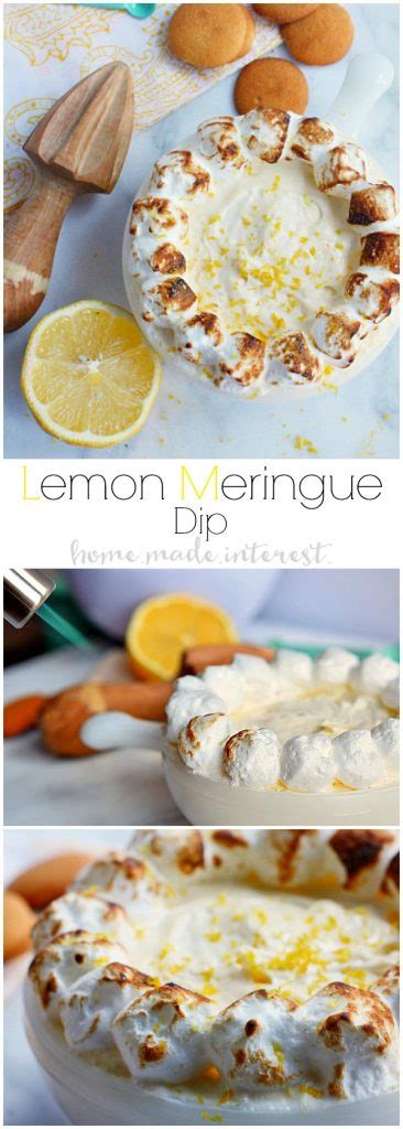 No Bake Lemon Meringue Dip Home Made Interest