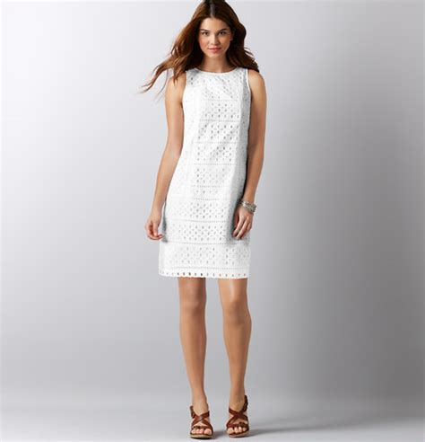 White Shift Dress Picture Collection