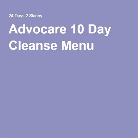 Advocare 10 Day Cleanse Recipes Find Vegetarian Recipes