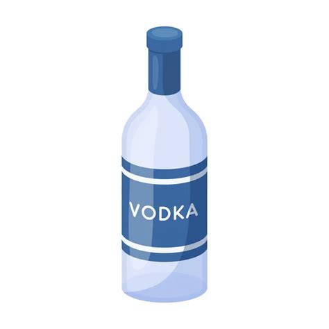 Imágenes Dibujo De Botella De Vidrio Botella De Vodka Y Vidrio