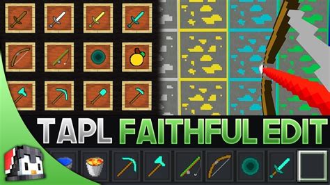 Tapl Faithful Edit Mcpe Pvp Texture Pack Fps Friendly Youtube