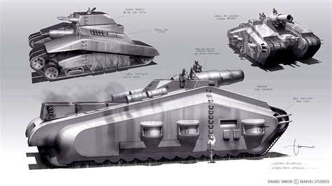Captain America The First Avenger Hydra Vehicle Concept Designs By