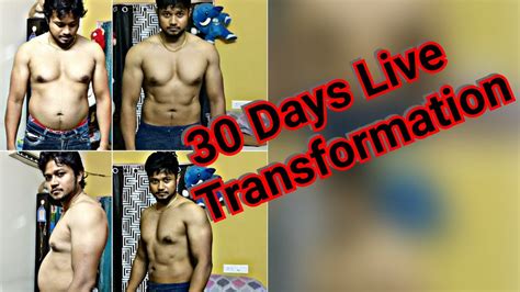 Weight Loss 30 Days Live Transformation Fat To Fit Youtube