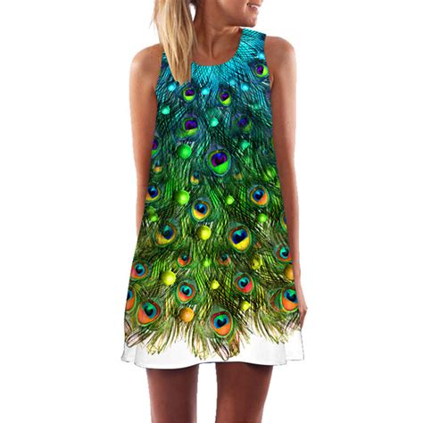 Sleeveless Boho Dress Women 3d Print Summer Dress