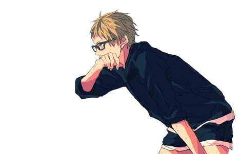 Tsukishima Kei Render By Xbakasunshine By Xbakasunshine On Deviantart