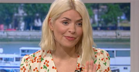 Holly Willoughby Wears Cherry Print Dress Today As She Hosts Last Show
