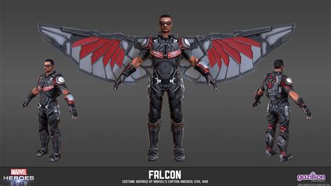 Image Falcon Cw Marvel Heroes Wiki Fandom Powered By Wikia