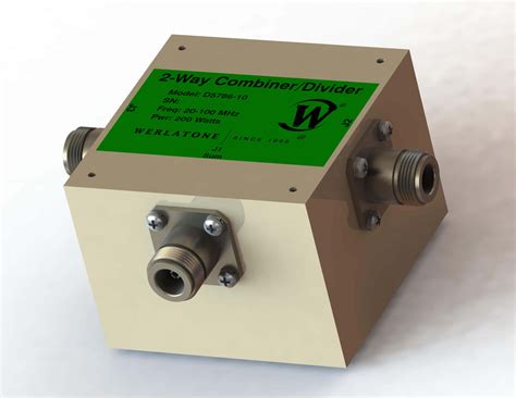 RF Combiner - Model D5786 - 2-Way Combiner/Divider