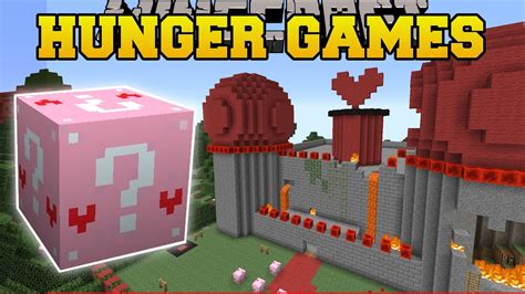 Minecraft Red Queens Castle Hunger Games Lucky Block Mod Modded