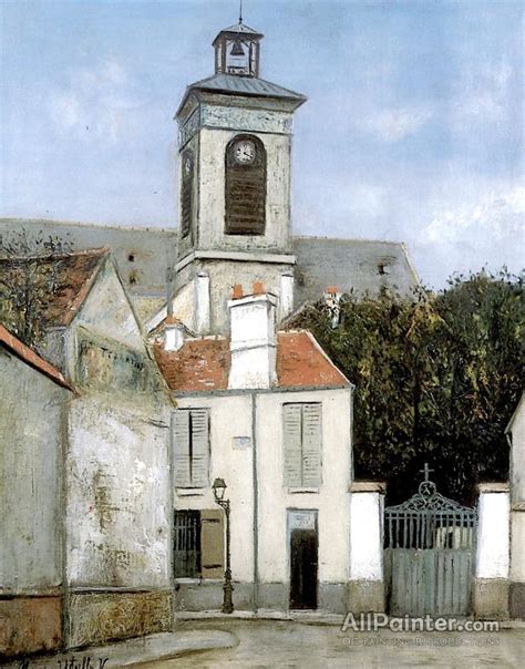 Maurice Utrillo Eglise Sainte Marguerite In Paris Oil Painting