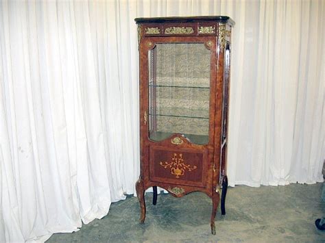 Check spelling or type a new query. French Curio Cabinet With 2 Glass Shelves Brass Trim For ...