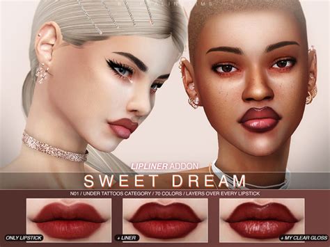 Sweet Dream Lipliner N01 By Pralinesims At Tsr Sims 4 Updates