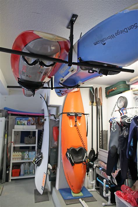2 Kayak Ceiling Storage Rack Hi Port 2 Adjustable Overhead Mount