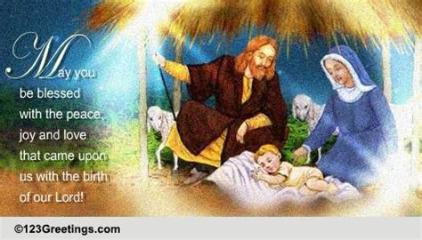 may you be blessed on christmas free religious blessings ecards 123 greetings