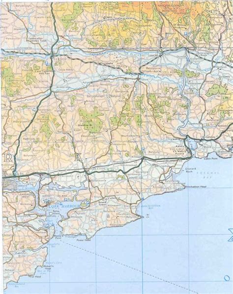 Map of Cork County ordnance survey 2