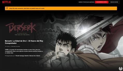 Dónde Ver Online Berserk El Anime De Kentaro Miura Que Inspiró Dark