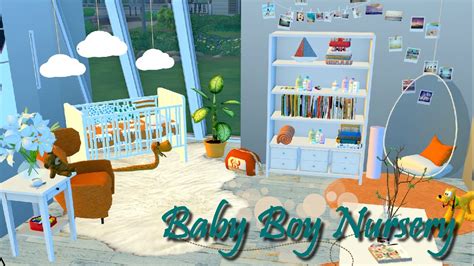 The Sims 4 Baby Boy Nursery Youtube